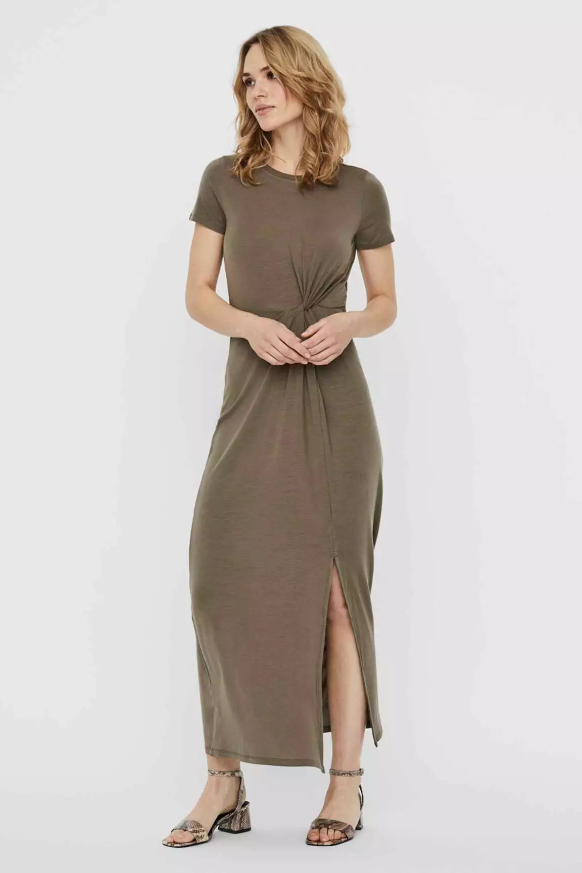 Vero Moda Robes Longues Femme couleur gris