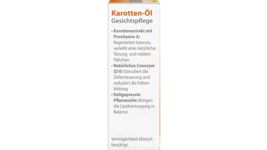 Diaderma Gesichtspflege Karotten-Öl Q10 30 ml