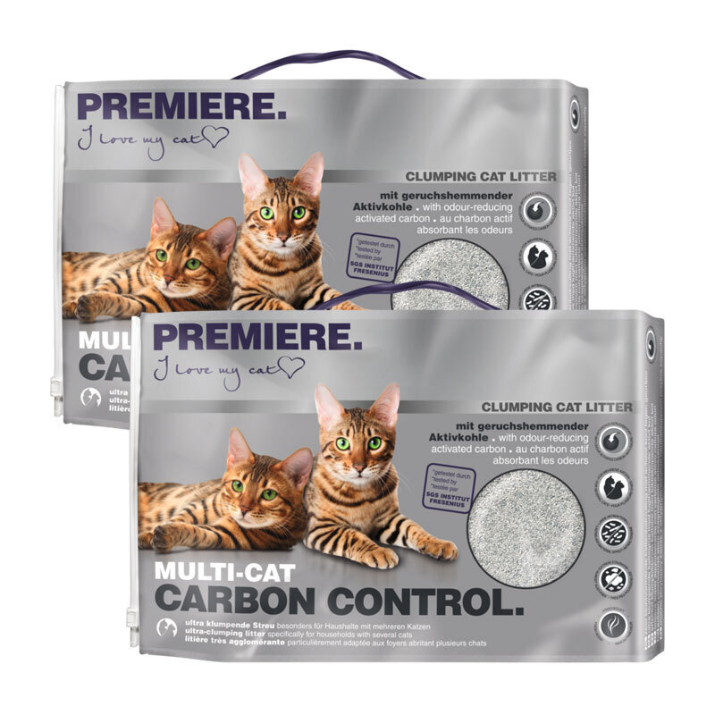 PREMIERE Katzenstreu PREMIERE Multi-Cat Klumpstreu 2x12 l