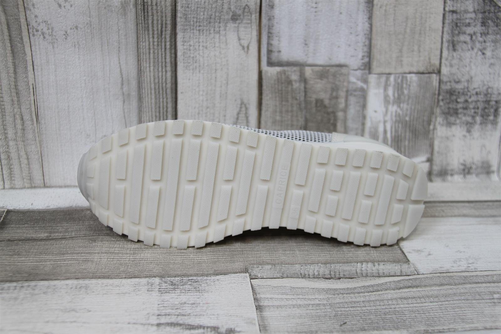 Caprice Caprice Damen Slipper perlmuttfarben mit Strecheinsatz und Metallverzi Ballerina