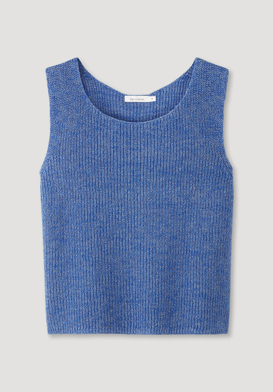 Pullover aus Bio-Baumwolle mit Leinen