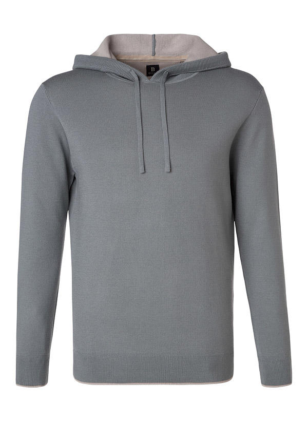 BOGGI MILANO, Kapuzenpullover, Wolle, grün