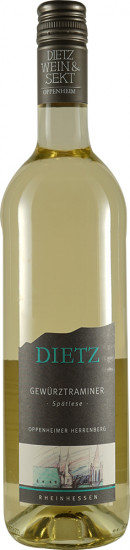 2022 Oppenheimer Herrenberg Gewürztraminer Spätlese süß - Weingut Tom & Bernd Dietz