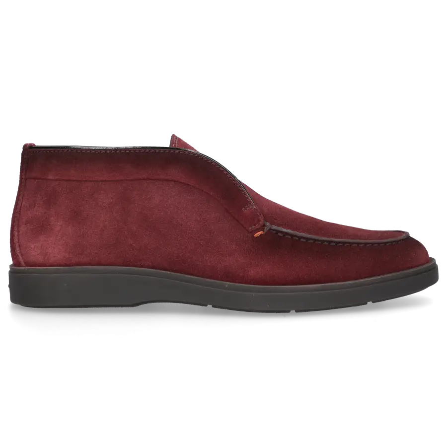 Santoni - Stiefeletten DESERT BOOT Veloursleder - rot