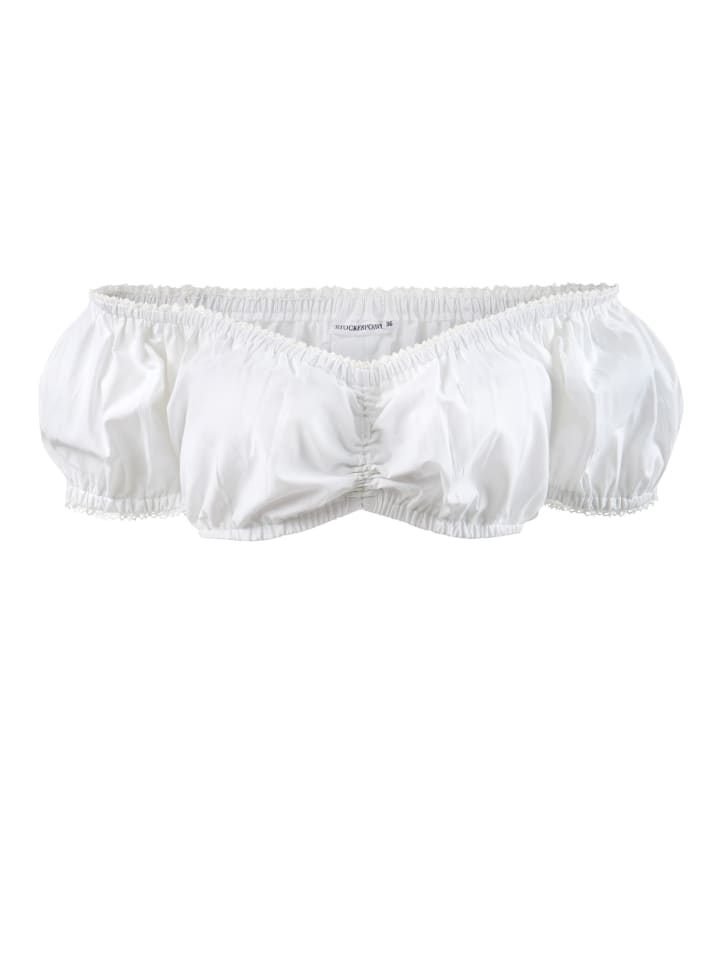 Stockerpoint Stockerpoint Dirndlbluse Georgette in weiss günstig kaufen