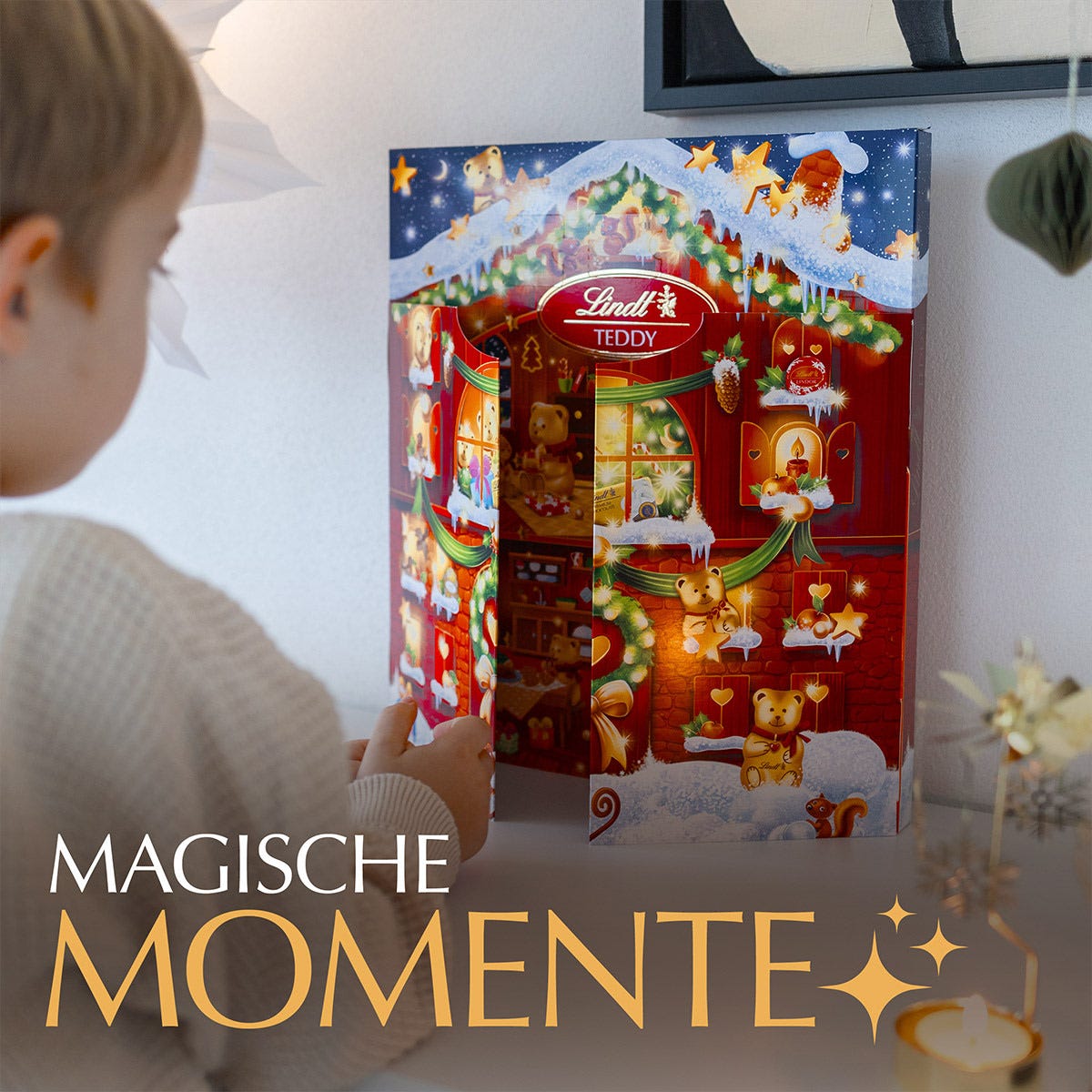 Kleiner TEDDY Adventskalender, 128g