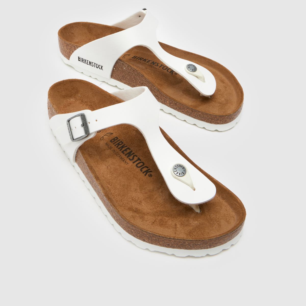 BIRKENSTOCK gizeh szandál fehér színben
