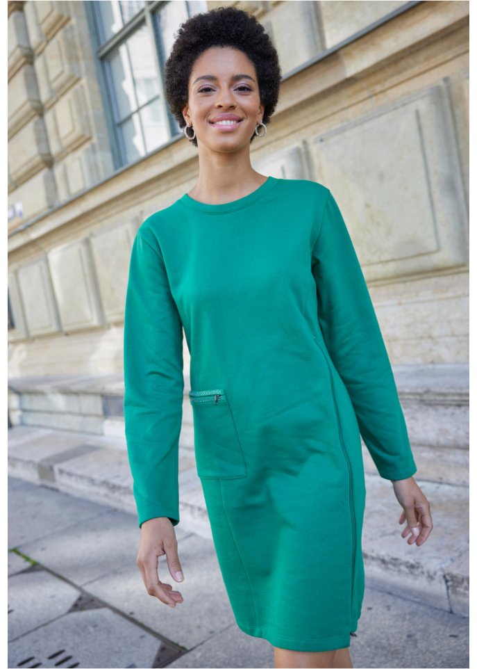 Sweatkleid mit Tragevariante