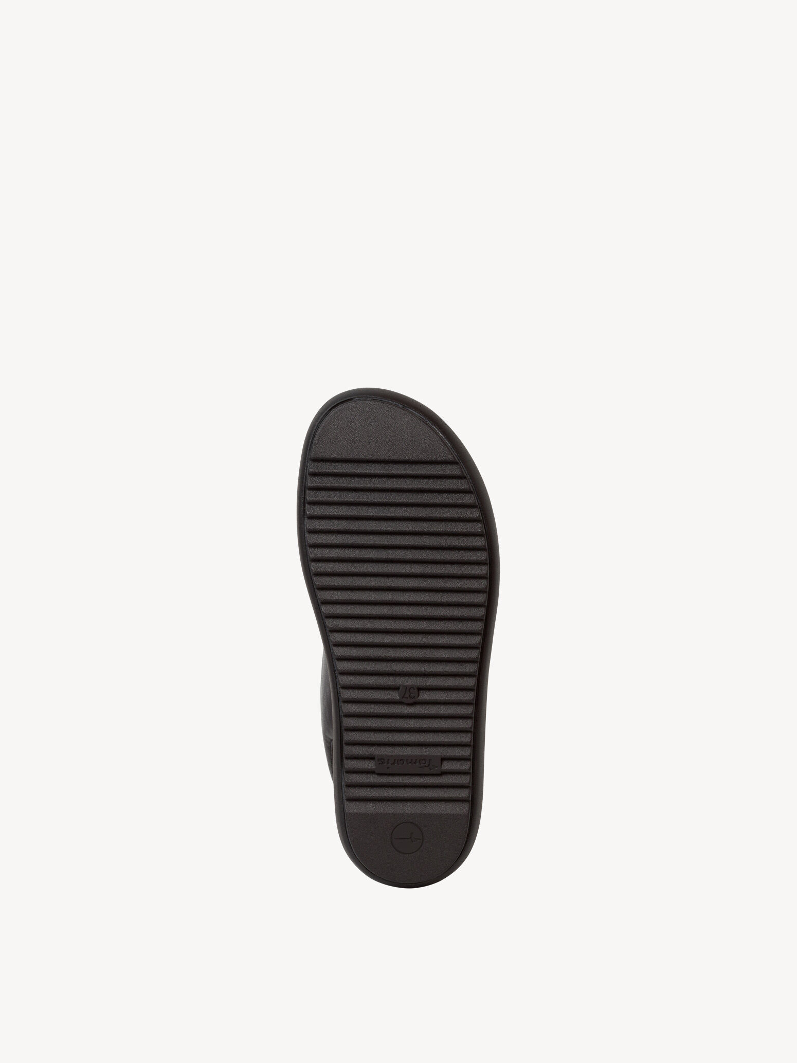 Sandale à talon en cuir - noir