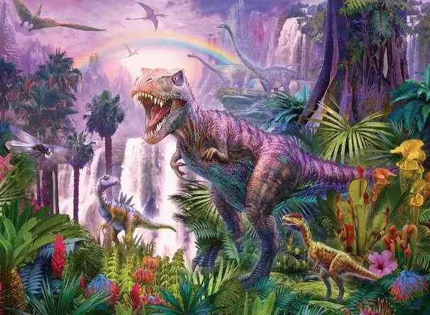 Kinderpuzzle ab 8 Jahren - Dinosaurierland - 200 Teile