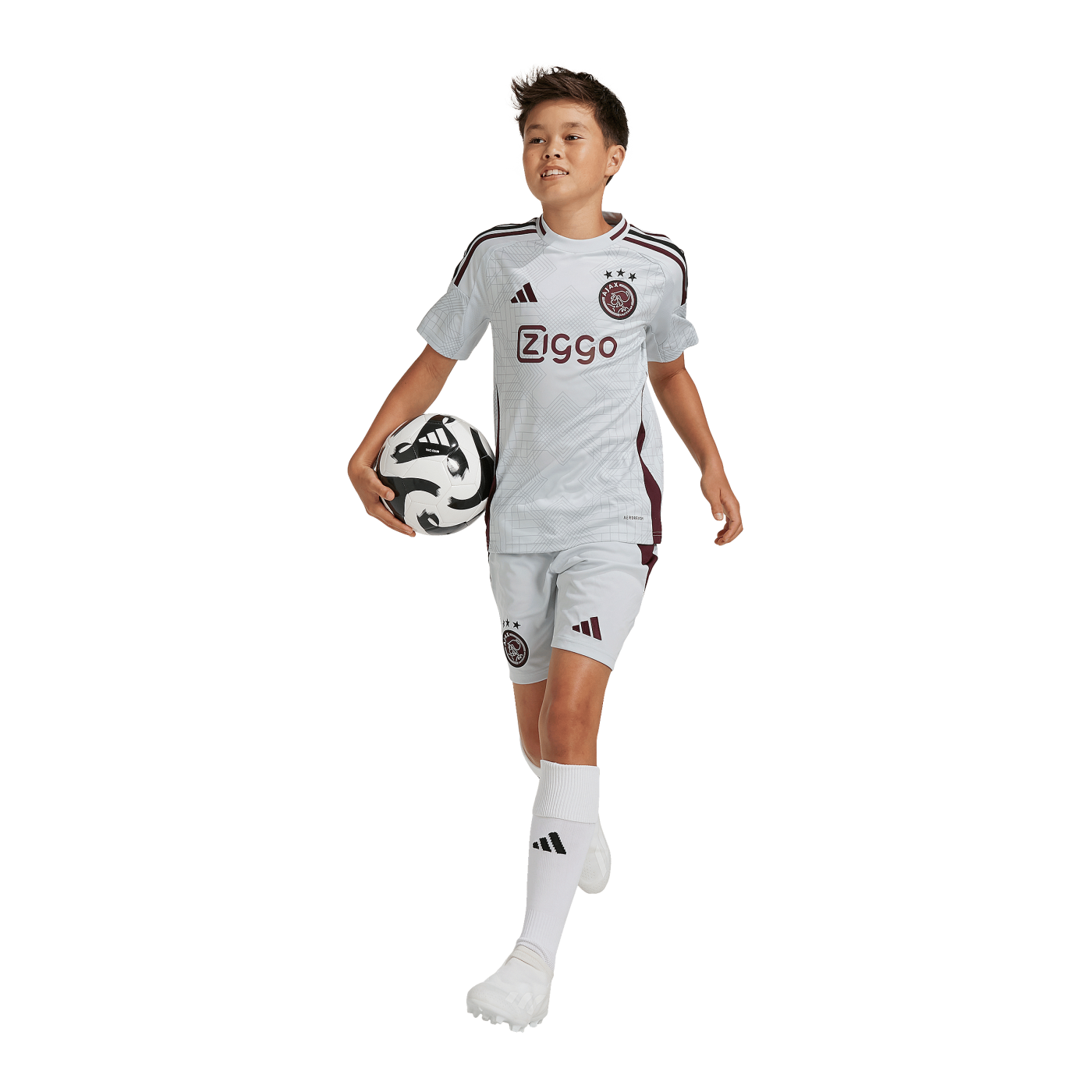 adidas Ajax Amsterdam Trikot 3rd 2024/2025 Kids Grau