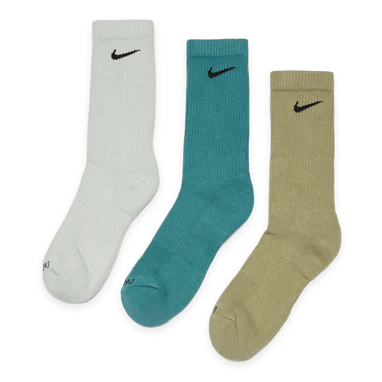 NIKE Everyday Plus Cushioned Crew Socks (3 Pack) multi-color
