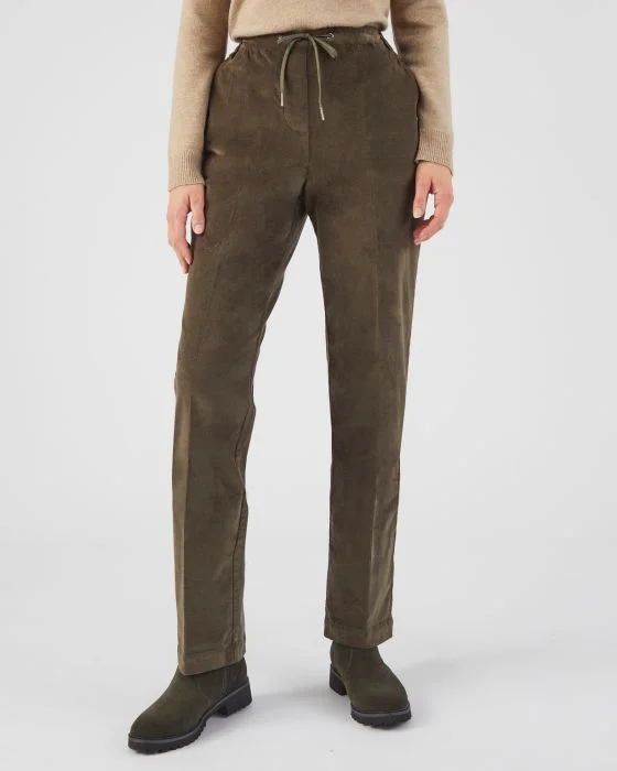 Pantalon enfilable velours