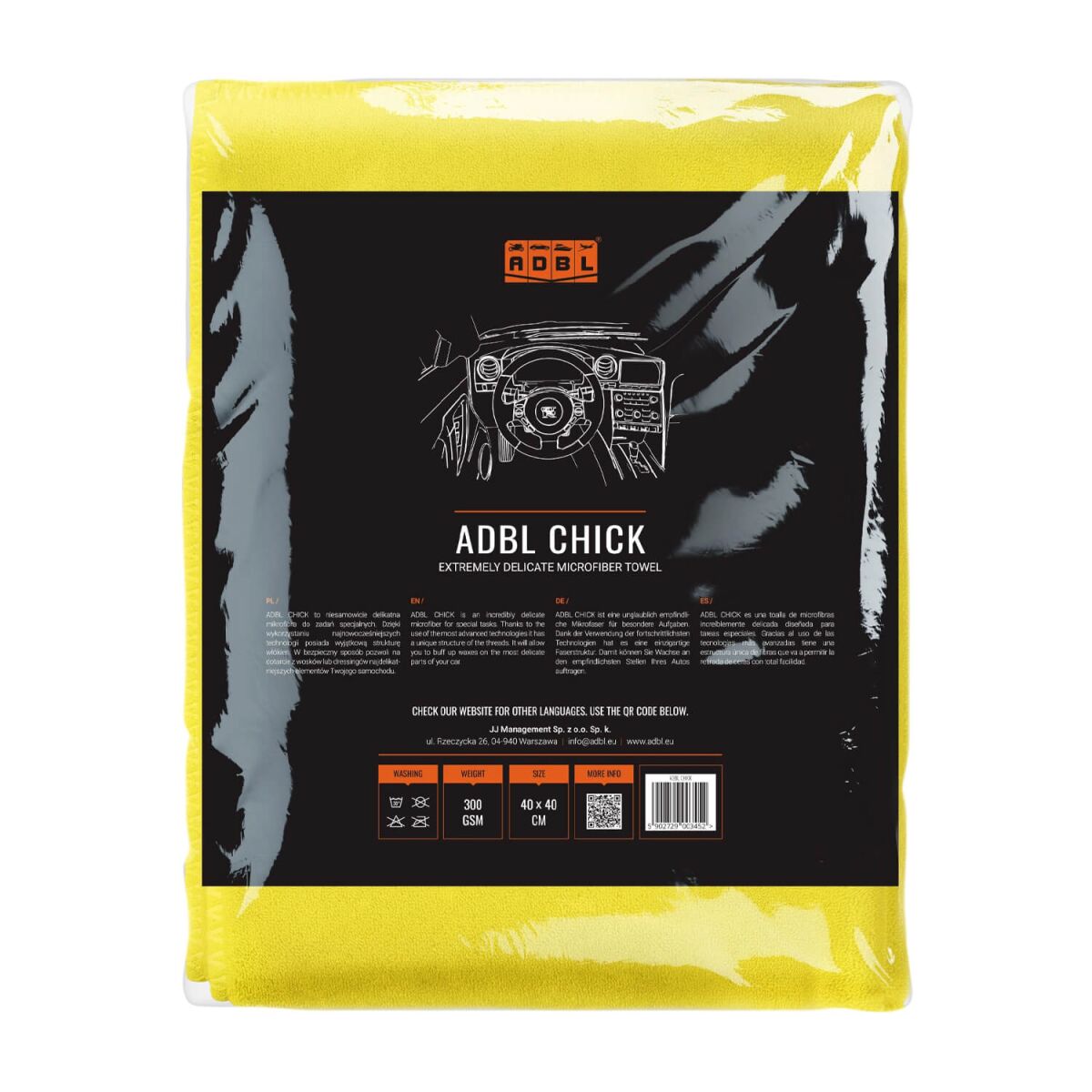 ADBL Chick Spezial-Innenraumtuch 300GSM 40×40