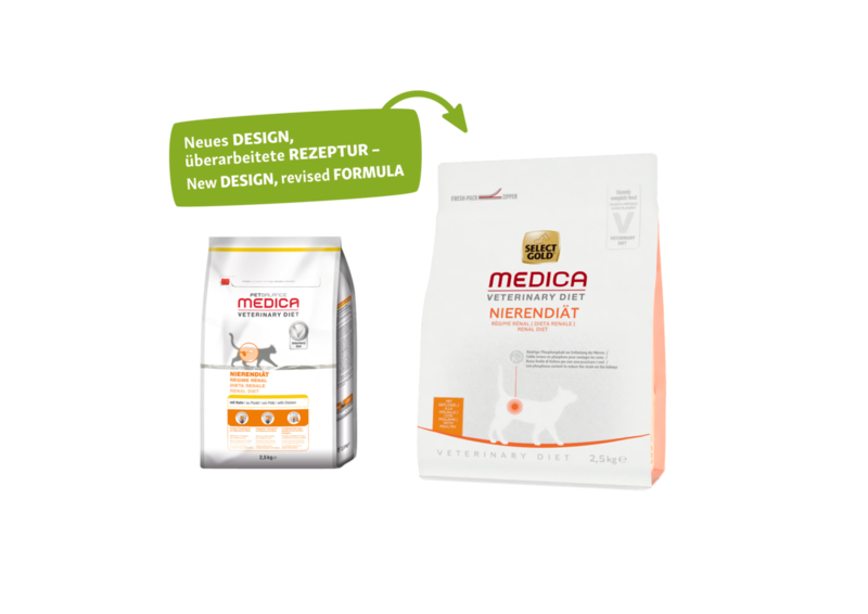 SELECT GOLD Trockenfutter SELECT GOLD Medica Nierendiät 2,5 kg