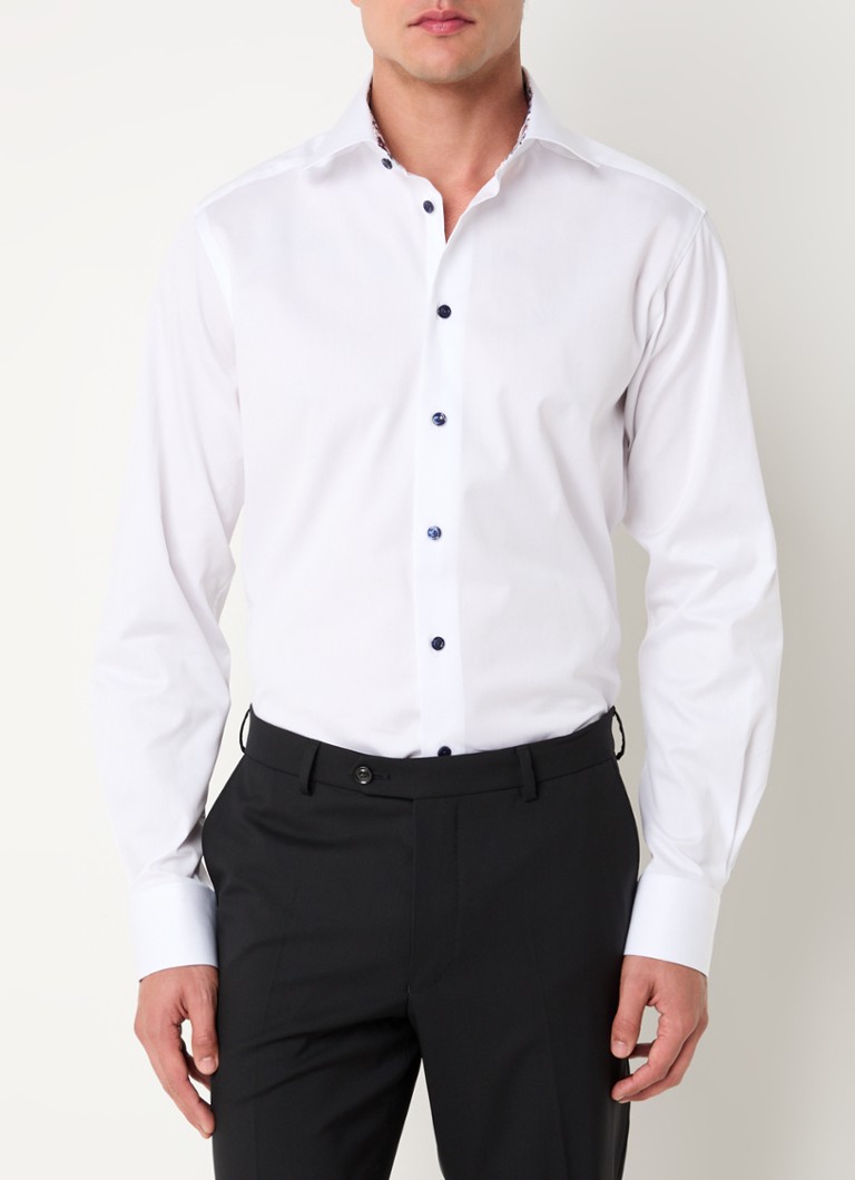 Košile Eton Floral slim fit, nežehlivá