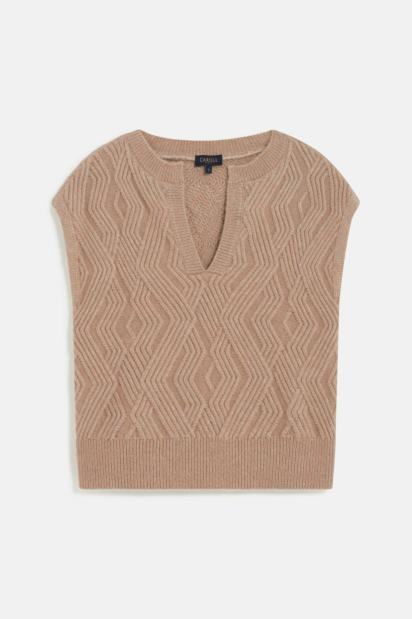 Pull madeline camel femme