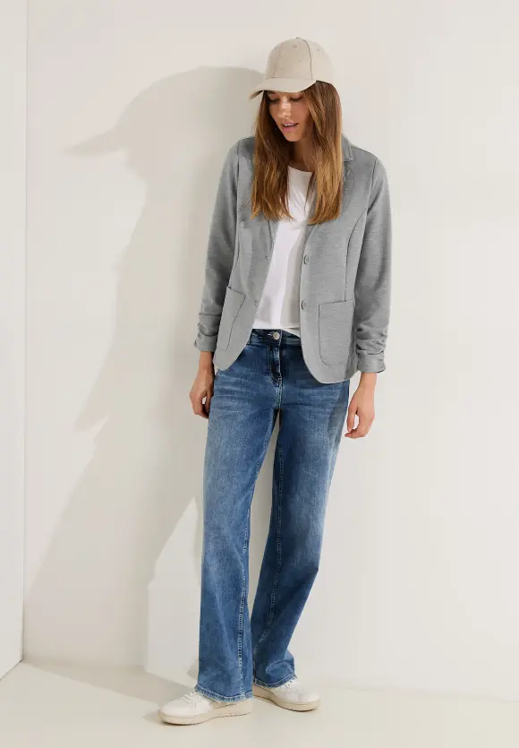 CECIL Sweatblazer mit Raffung