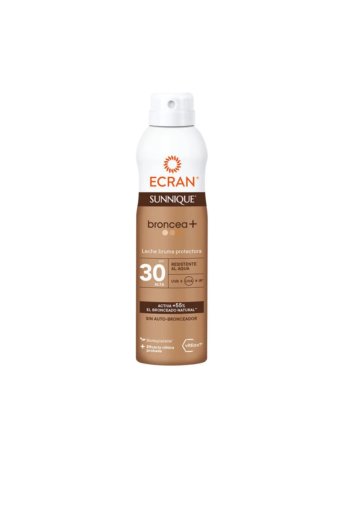 Ecran  Sunnique Broncea+ Nebelschutz Spf30 Ecran 250 ml