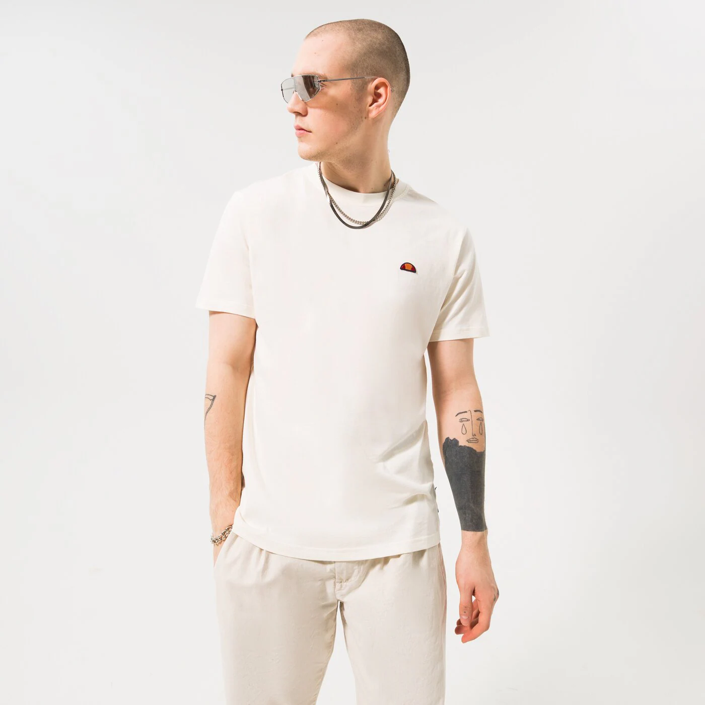 ELLESSE T-SHIRT AZZINA OFF WHITE Weiß