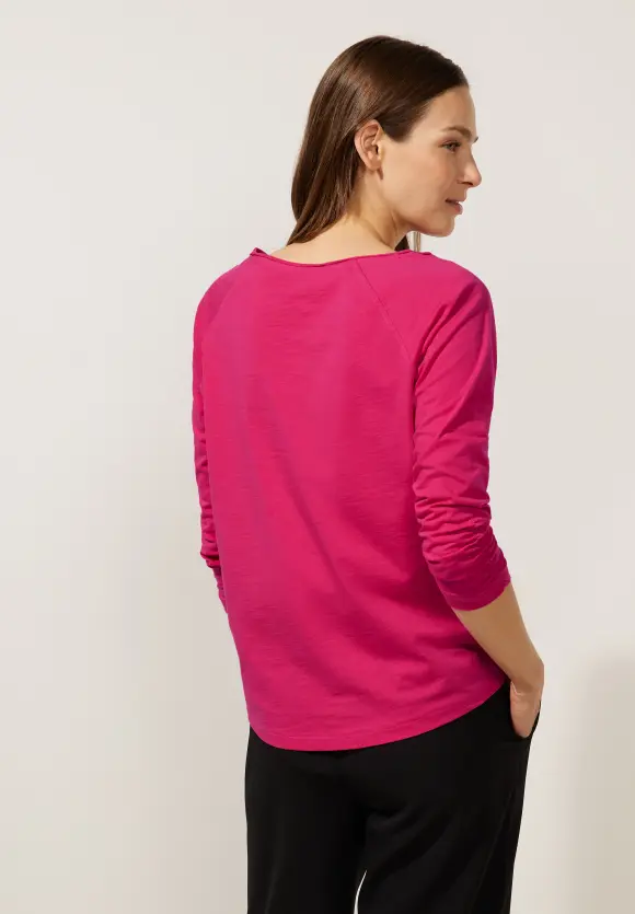 Street One Shirt mit gerafftem Arm