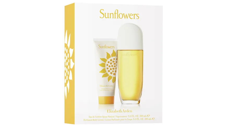 Elizabeth Arden Sunflowers Eau de Toilette Spray Naturel und Körperlotion Geschenkpackung