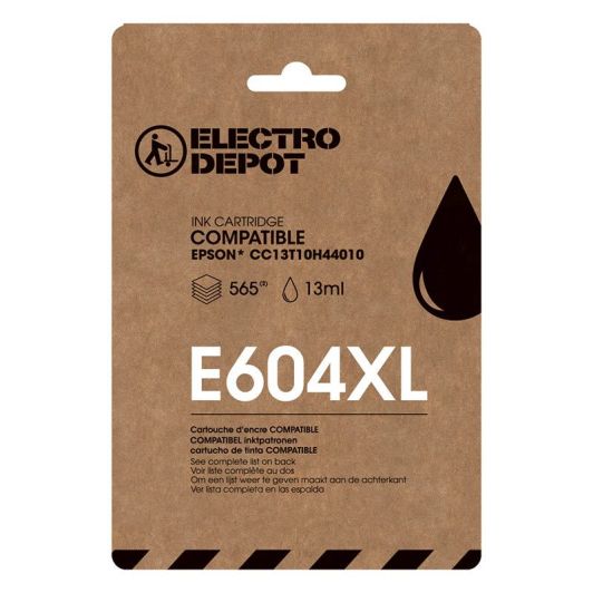 Cartuș ELECTRO DÉPÔT negru XL E604 - A