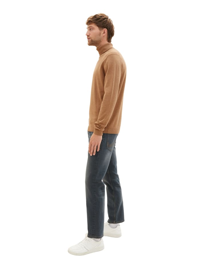 Tom Tailor Straight Leg Jeans Regular Fit Denim Marvin in Blau günstig kaufen