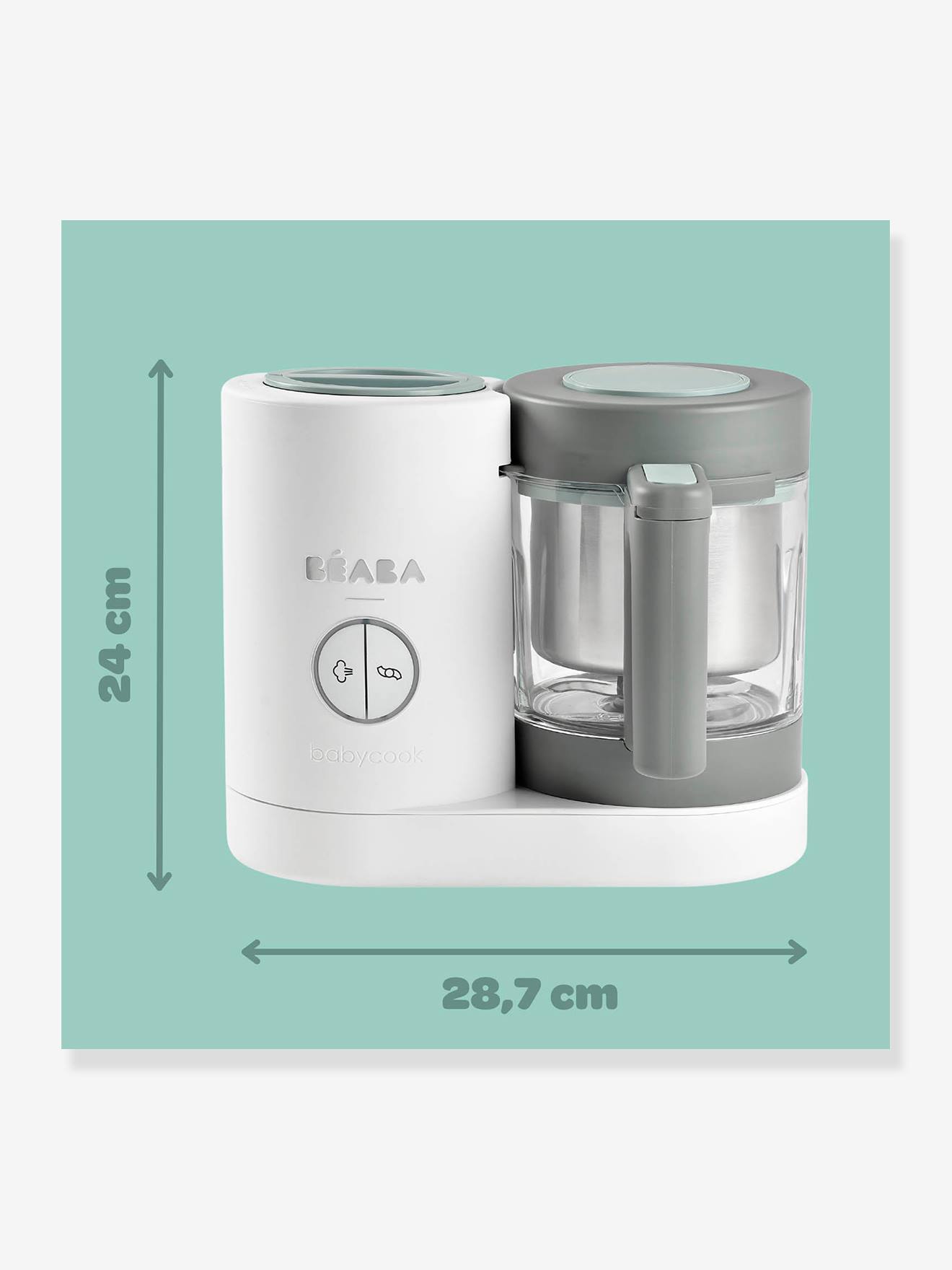 Robot 4 en 1 BEABA Babycook Neo grey/white