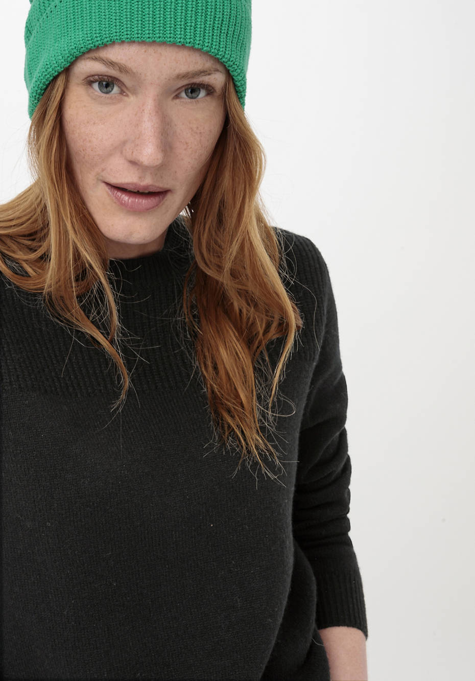 Pullover aus Bio-Merinowolle mit Kaschmir