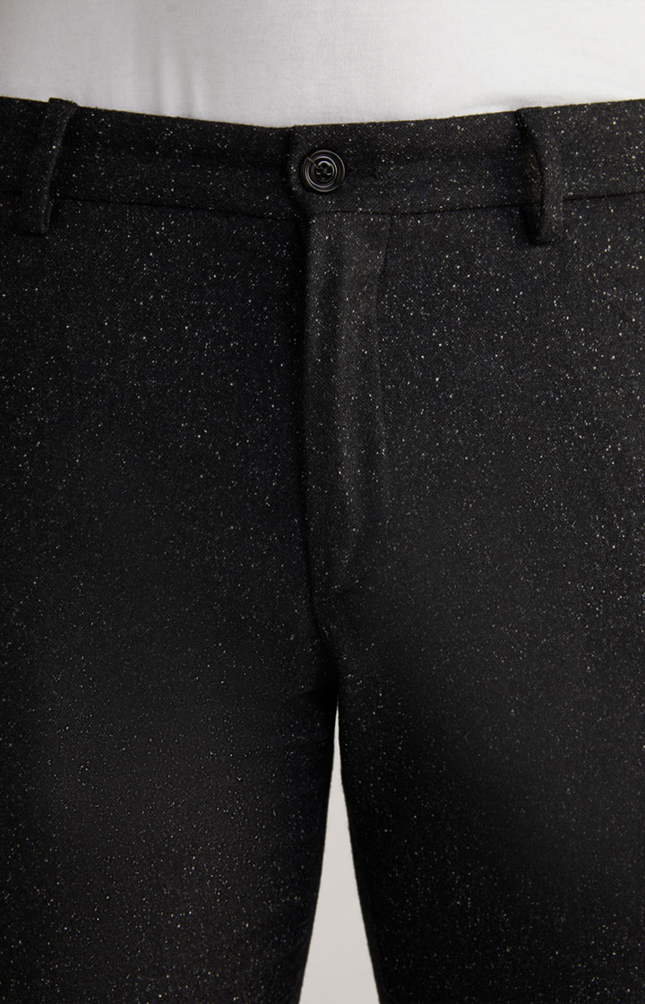 Chino Hank in Schwarz meliert