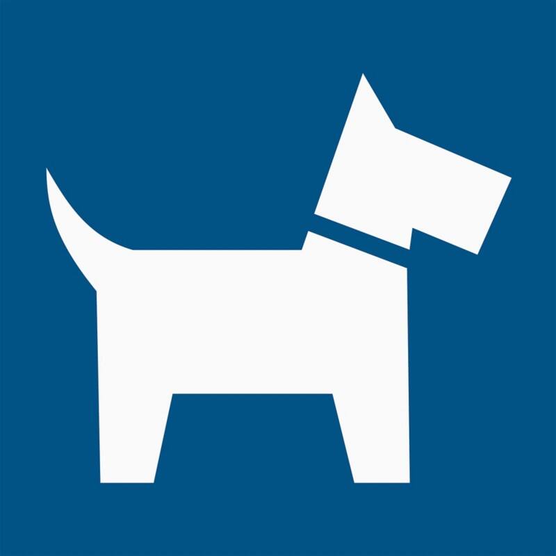Djois Warnschild Hundeschild Klebstoff, einschraubbar PP (Polypropylen) 15 (B) x 0,14 (H) cm
