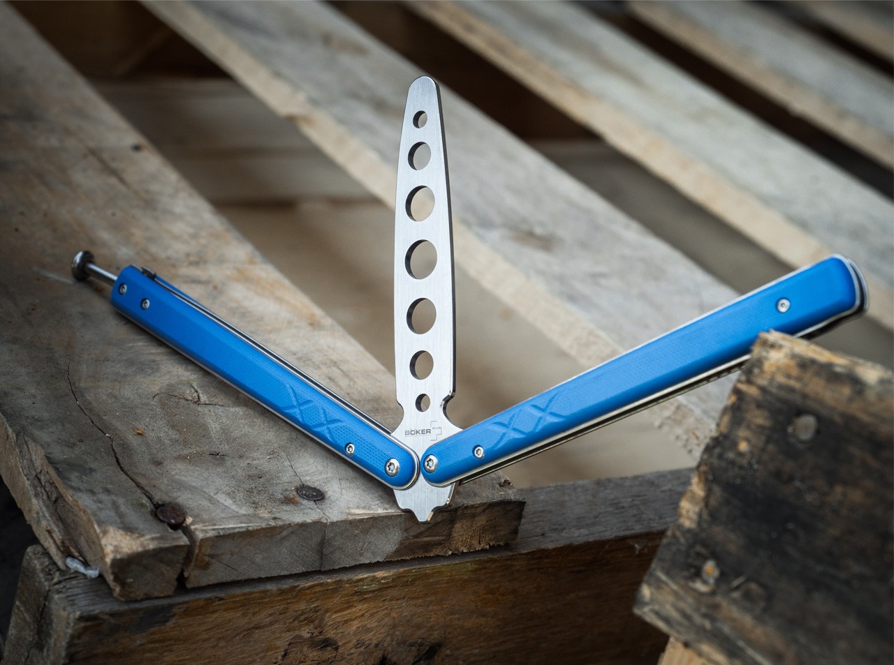 BHQ Balisong Trainer Blue