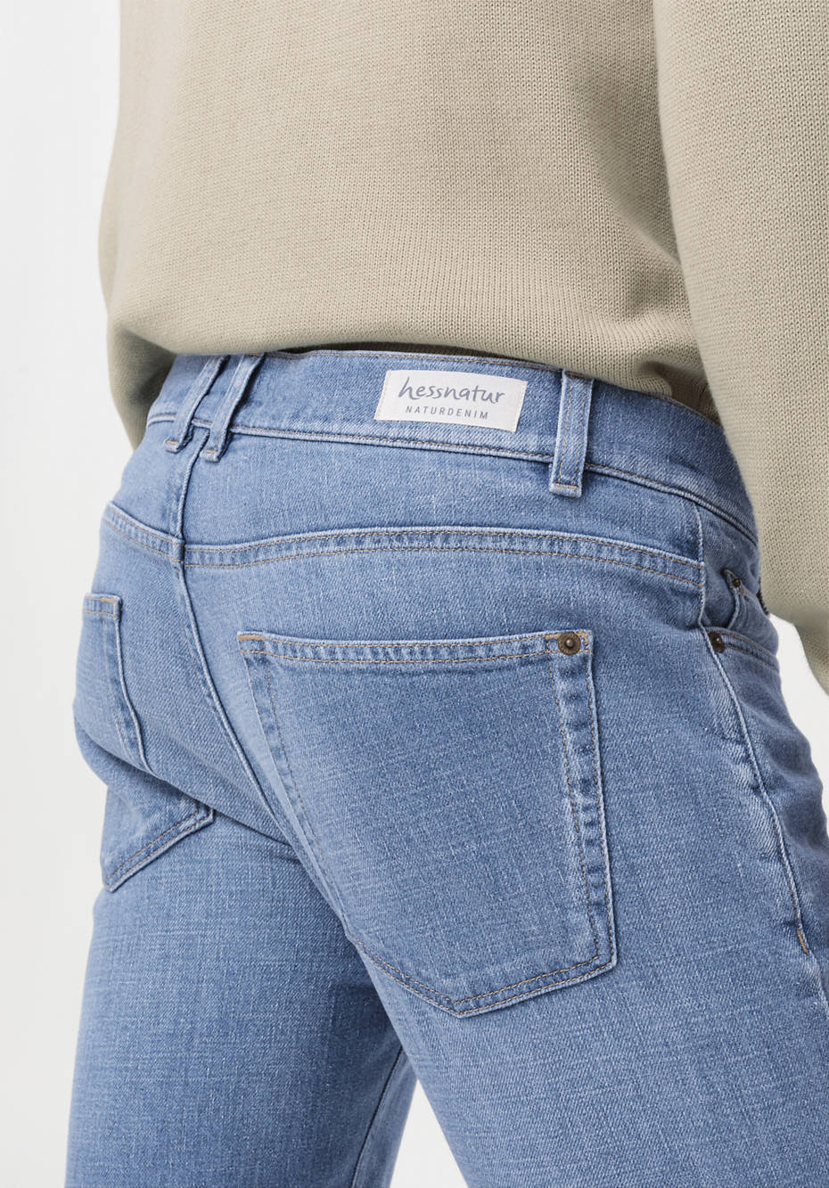 Jeans Ben Straight Fit aus Bio-Denim mit Hanf