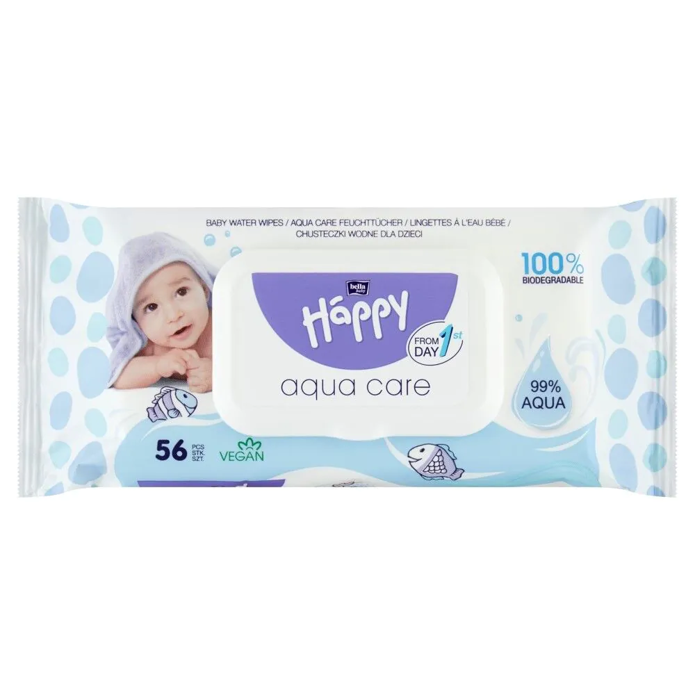 Bella Baby Aqua Care Vandbaserede vådservietter