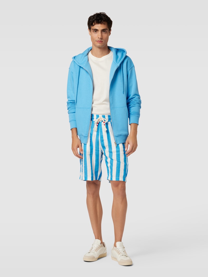 Bermudas aus Leinen Modell 'MARSEILLE' in türkis