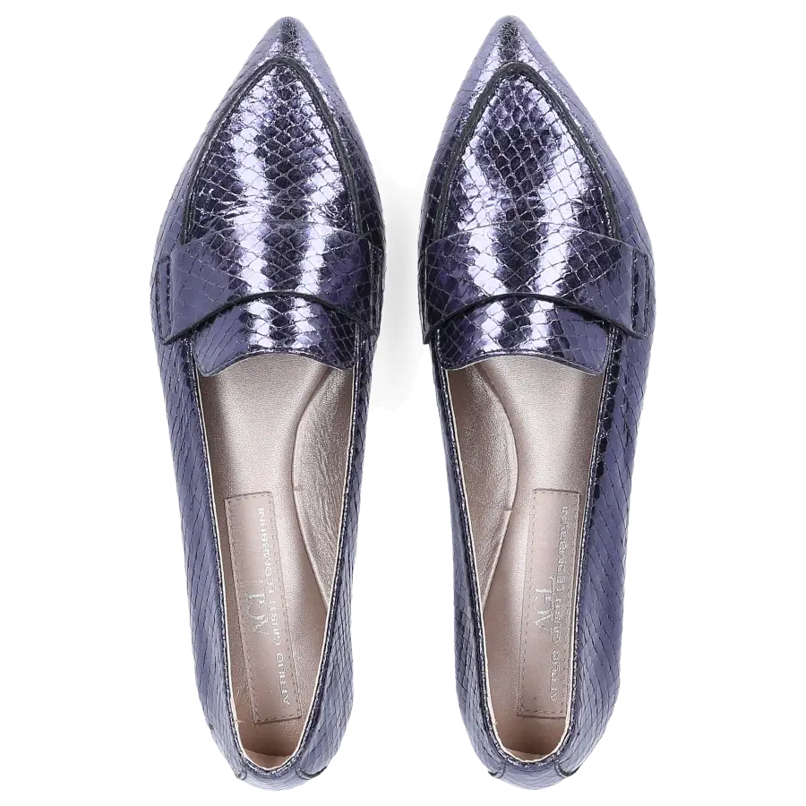 AGL Attilio Giusti Leombruni - Loafer D538056 Kalbsleder - blau
