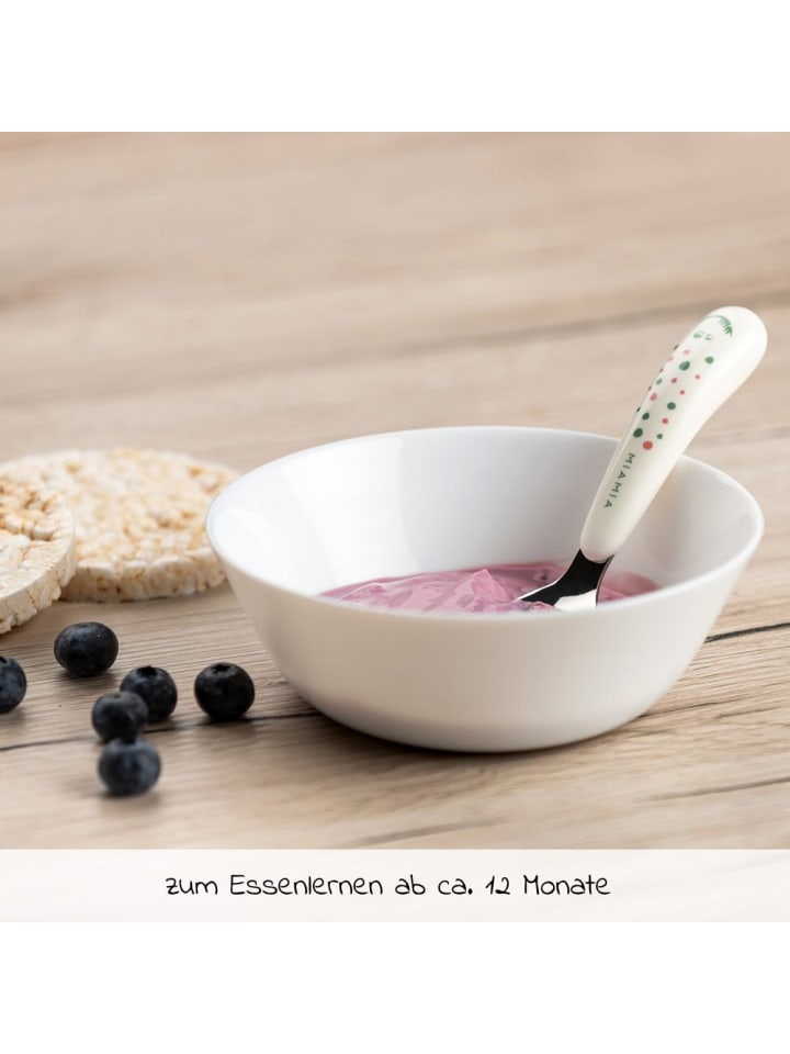 MiaMia Esslern Besteck-Set 4-teilig mit ergonomsichen Griffen in weiss,bunt günstig kaufen onesize