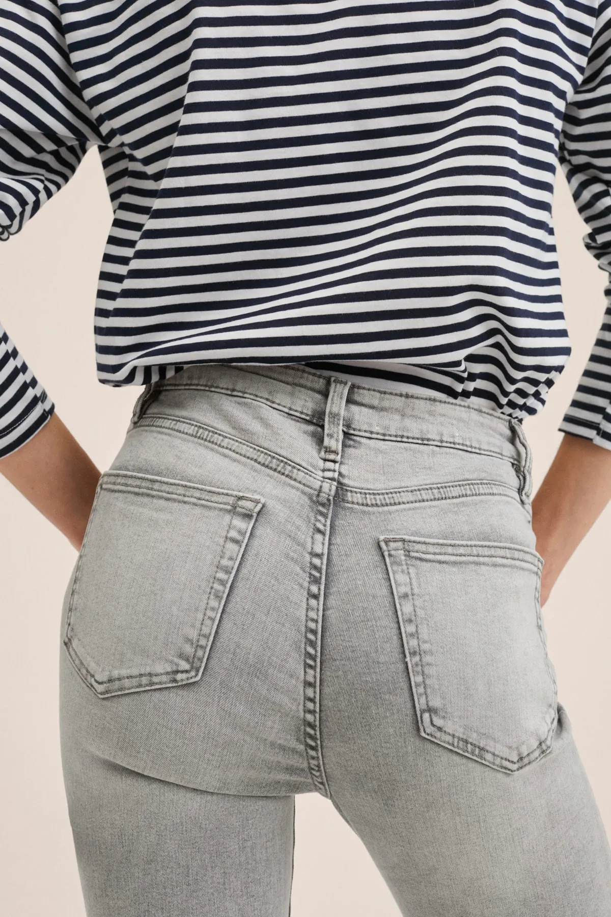 MANGO  Jeans - Grau - Skinny
