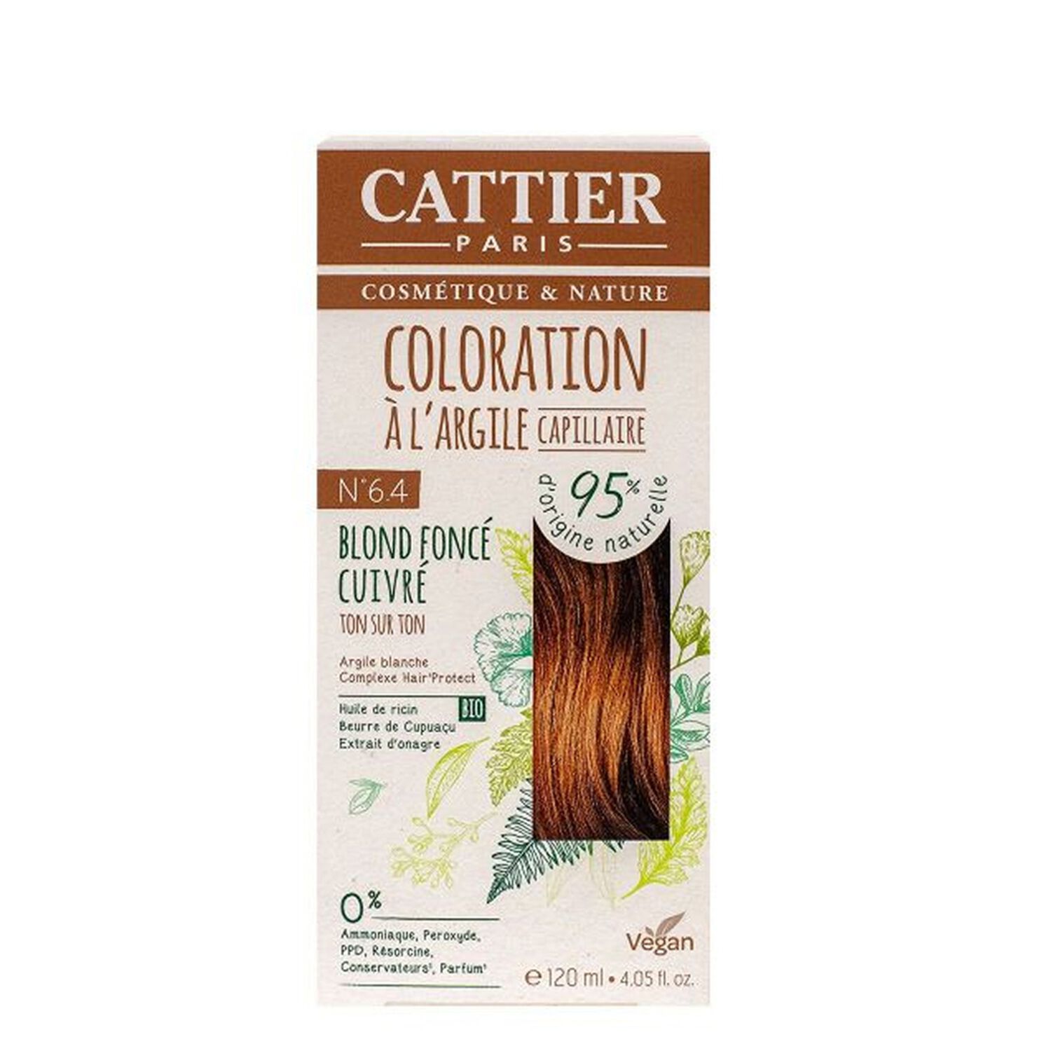 Cattier Coloration à l'Argile Ton Sur Ton 120 ml