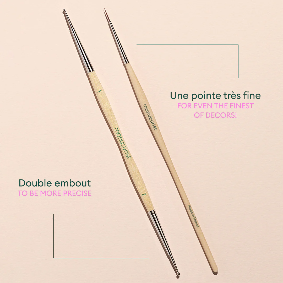 Príslušenstvo Duo Dotting Tool & Nail Art Liner Brush
