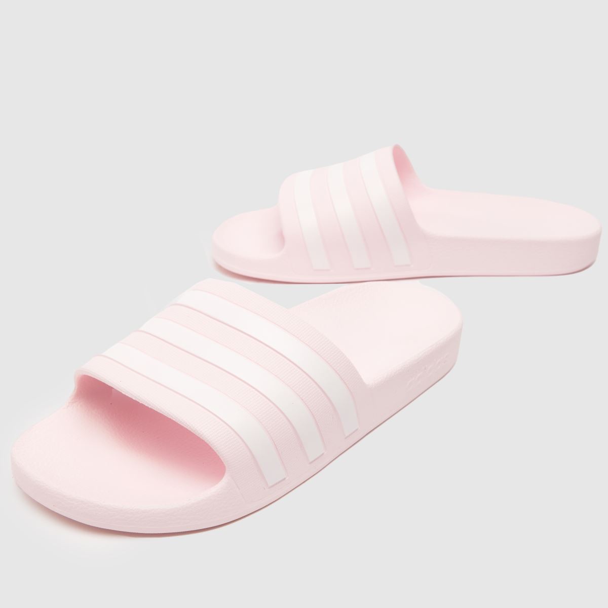 adidas adilette aqua szandál fehér és rózsaszín színben