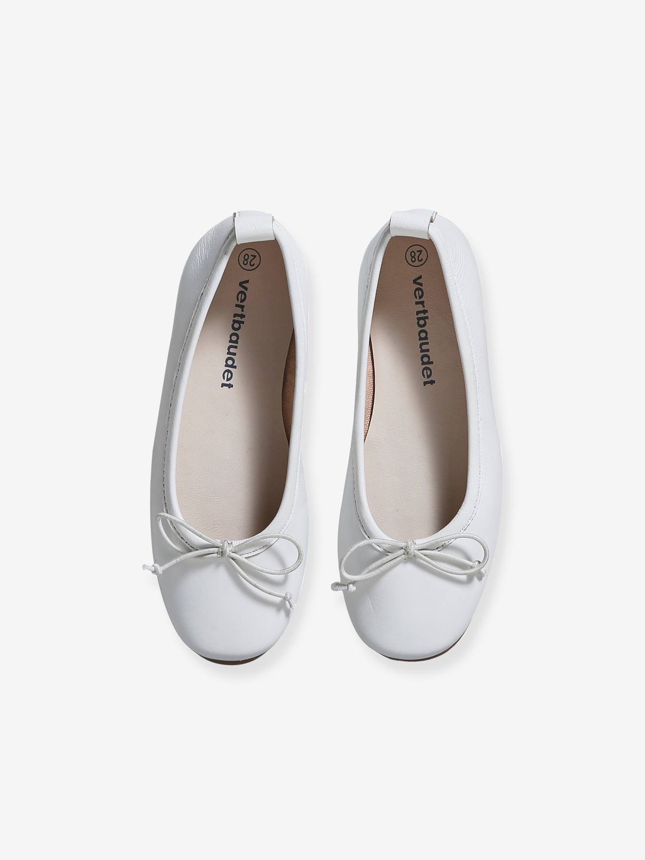 Vertbaudet Festliche Mädchen Ballerinas - weiß
