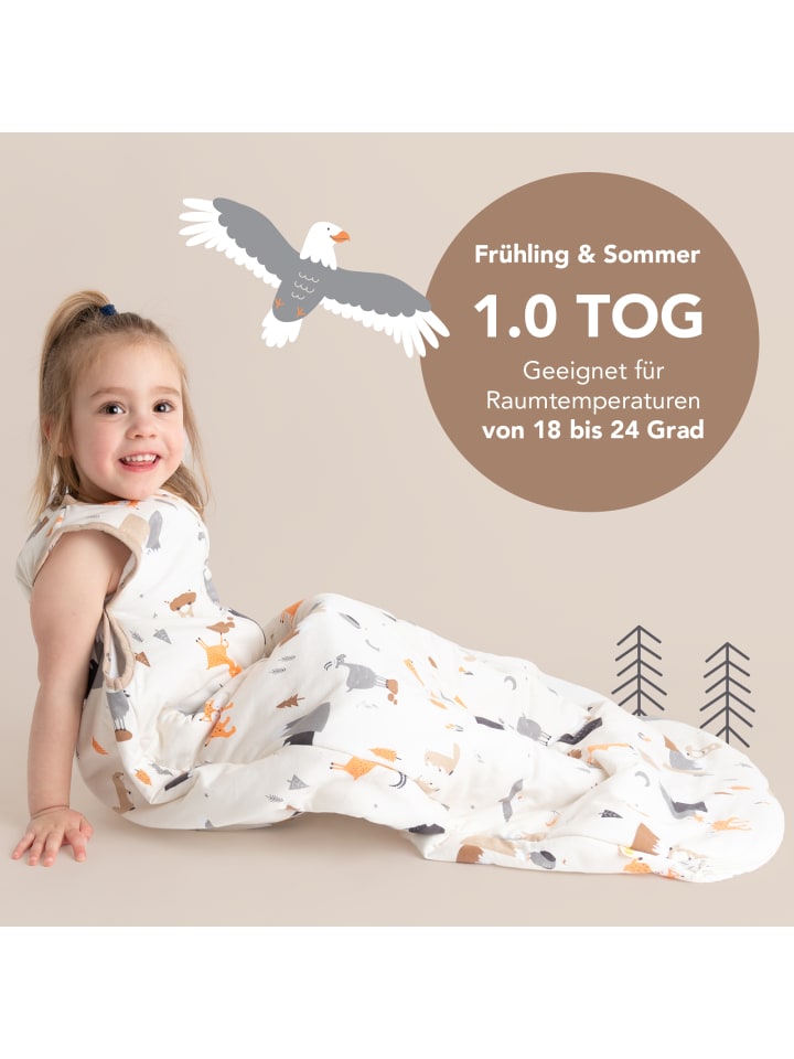 Schlummersack Babyschlafsack, 1.0 TOG in Orange günstig kaufen