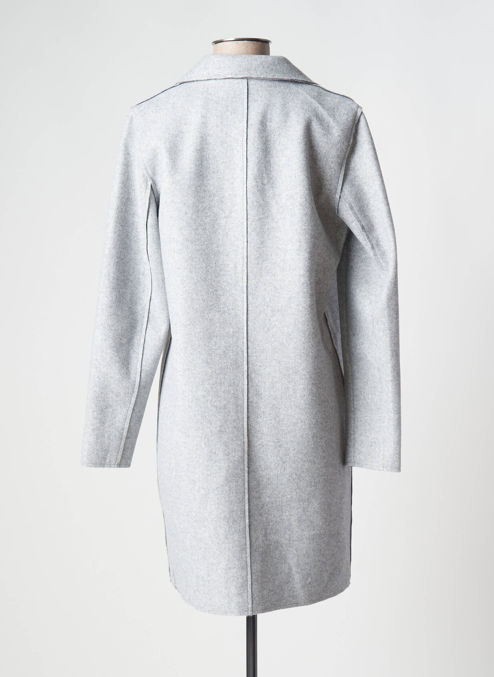 Vero Moda Manteaux Longs Femme couleur gris