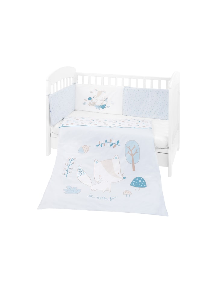 Kikkaboo Bettwäsche 4-teilig Decke in blau günstig kaufen onesize
