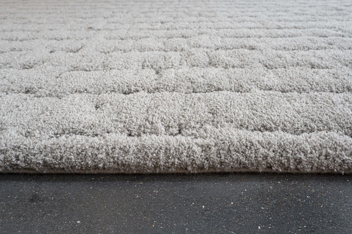 Webteppich Malachit Grau-Grau-Schwarz 80 x 150 cm