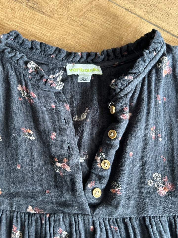 vertbaudet Kleid in Dunkelblau günstig kaufen 122