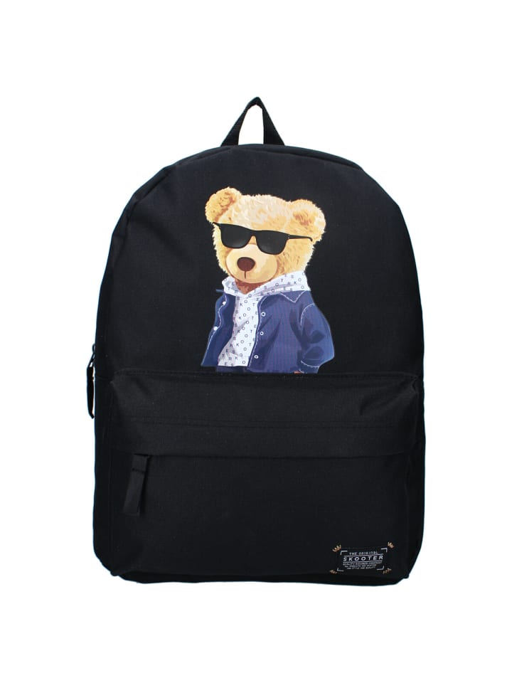 COFI 1453 Skooter Rucksack Schwarz – Ergonomisch, geräumig & in Schwarz günstig kaufen 39 cm