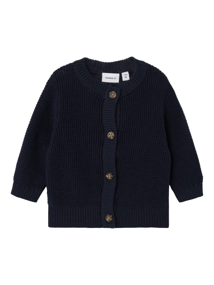 name it Strickjacke NBNBUBBA in dark sapphire günstig kaufen